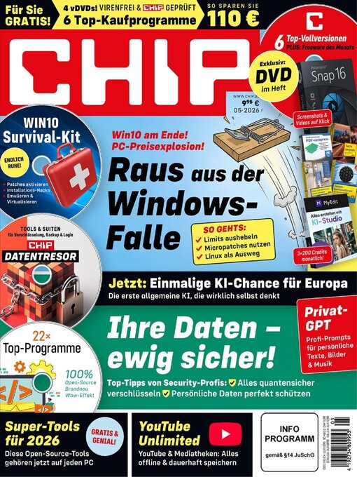 Title details for CHIP by Five Monkeys Media GmbH - Available